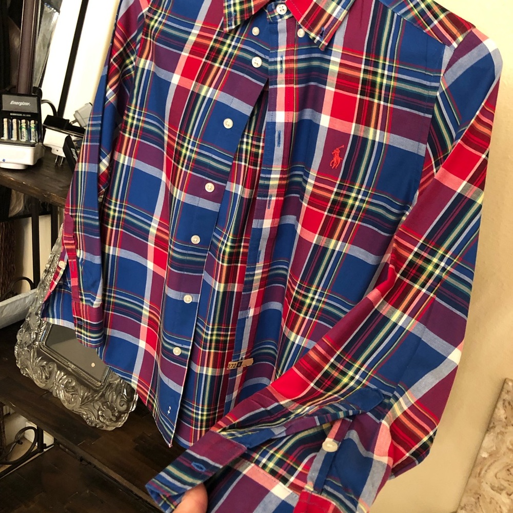 Boys M (10-12) Ralph Lauren button down Polo